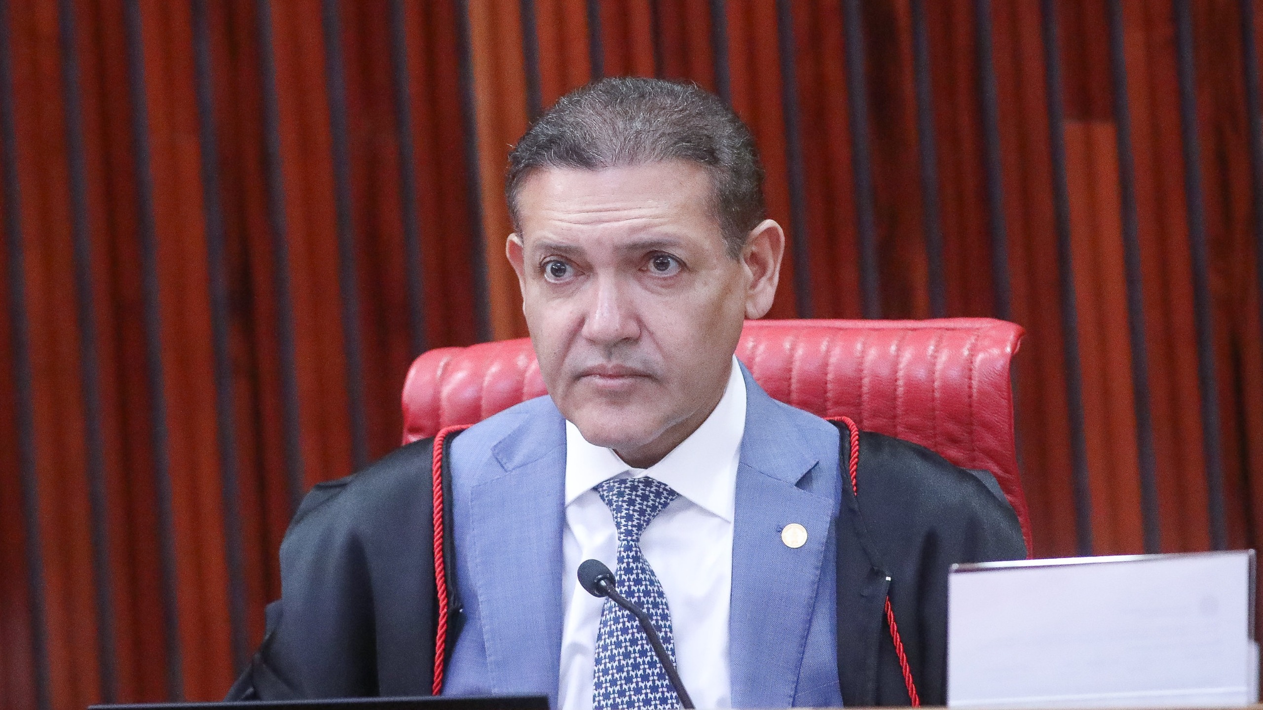 O presidente do TSE, Kassio Nunes Marques