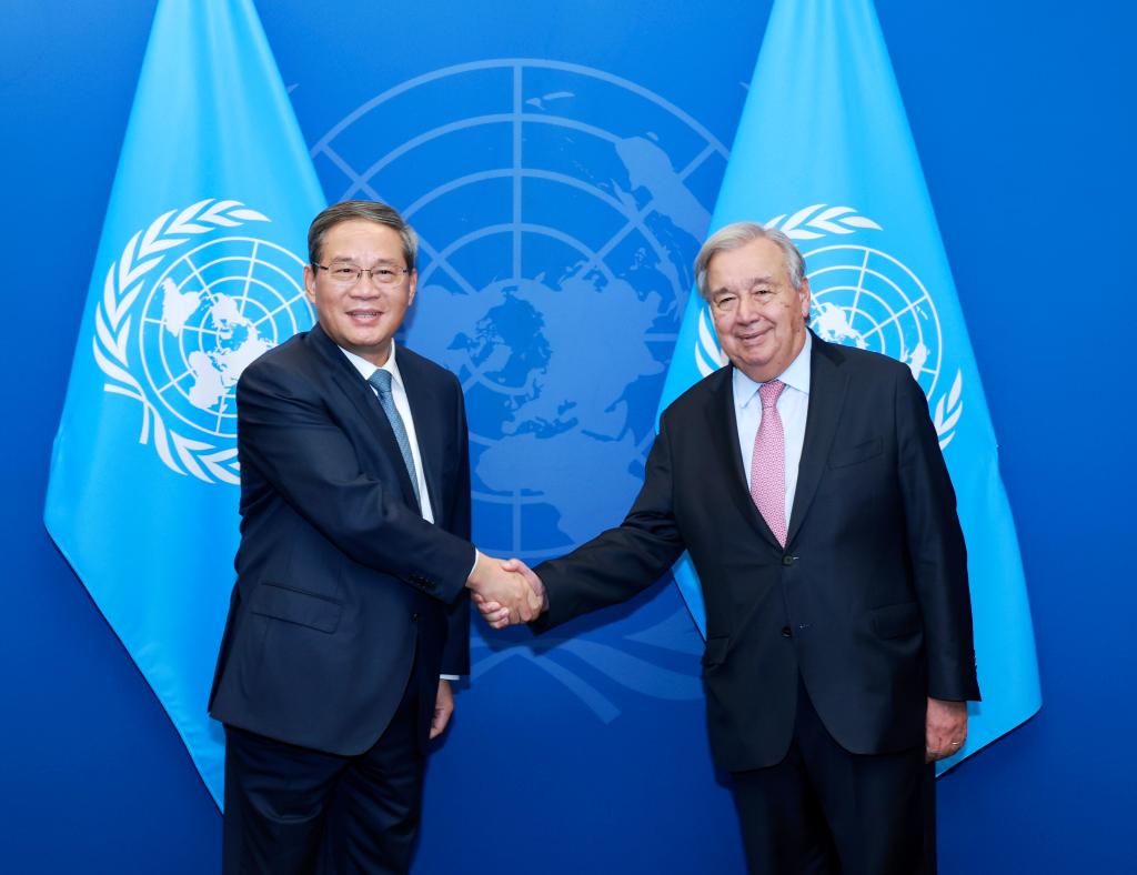 China promete esforços conjuntos com ONU para implementar GGI, diz premiê