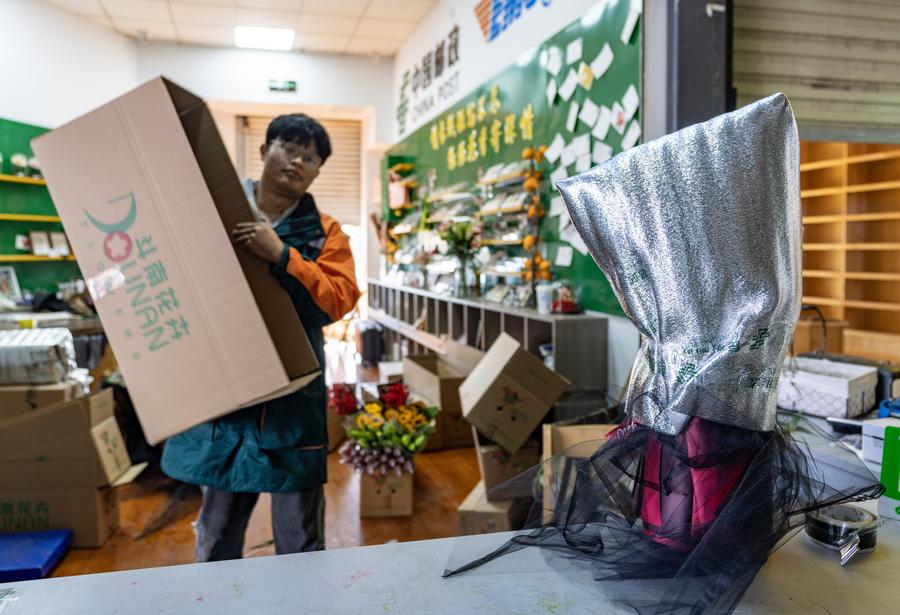 (Multimídia) Setor de entregas expressas da China registra forte crescimento nos primeiros nove meses