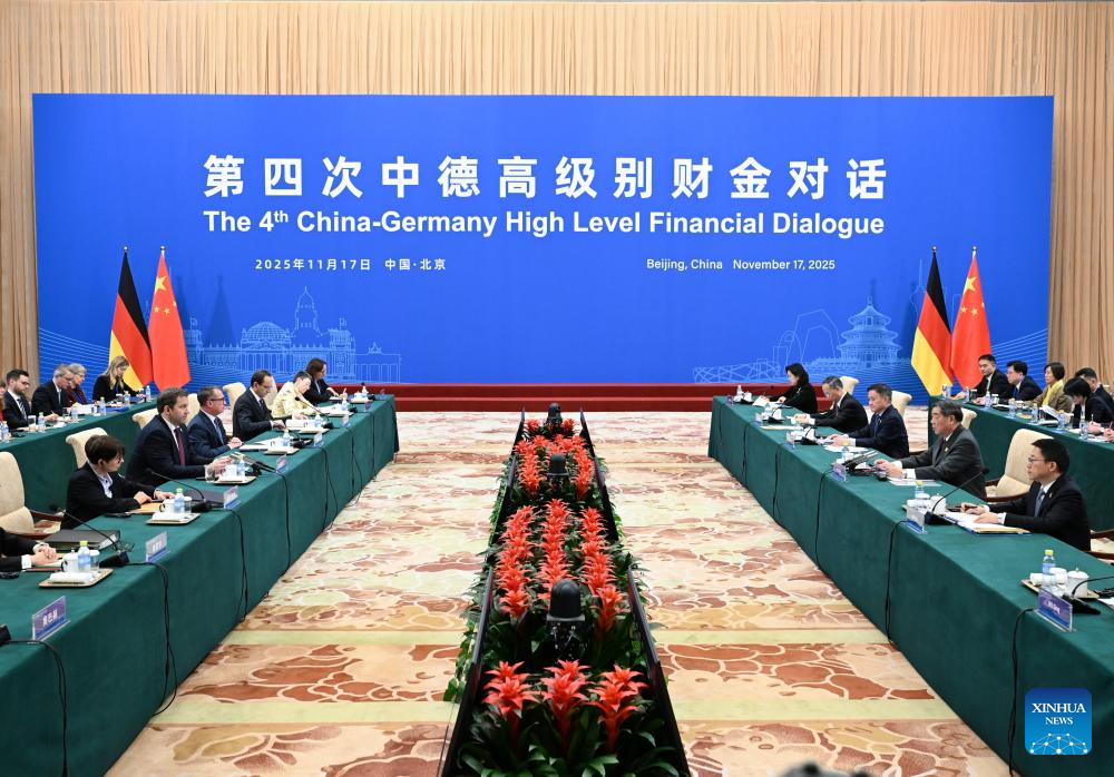 China e Alemanha realizam quarto diálogo financeiro de alto nível em Beijing