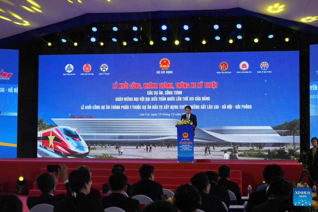 Vietnã inicia construção da ferrovia Lao Cai-Hanói-Hai Phong