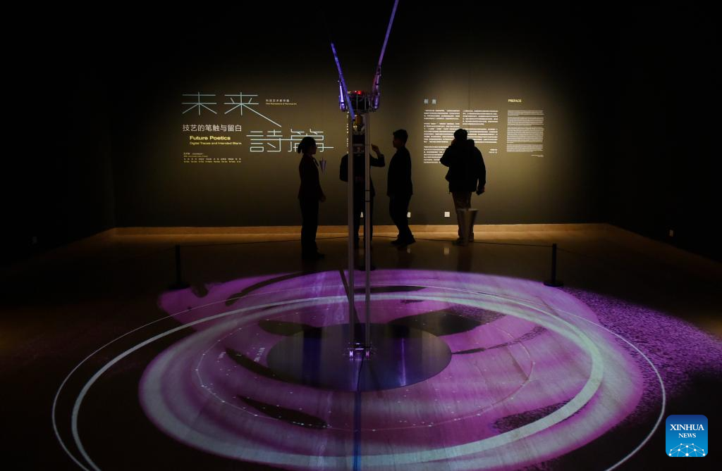 Exposição de arte técnica atrai visitantes em Beijing