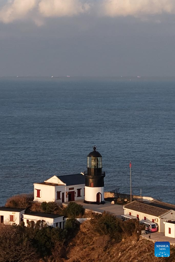 Veja fotos do Farol Huaniao em Zhoushan, na Província de Zhejiang