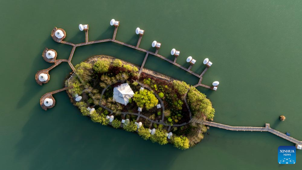 Confira a beleza da área cênica de Shahu em Ningxia, no noroeste da China