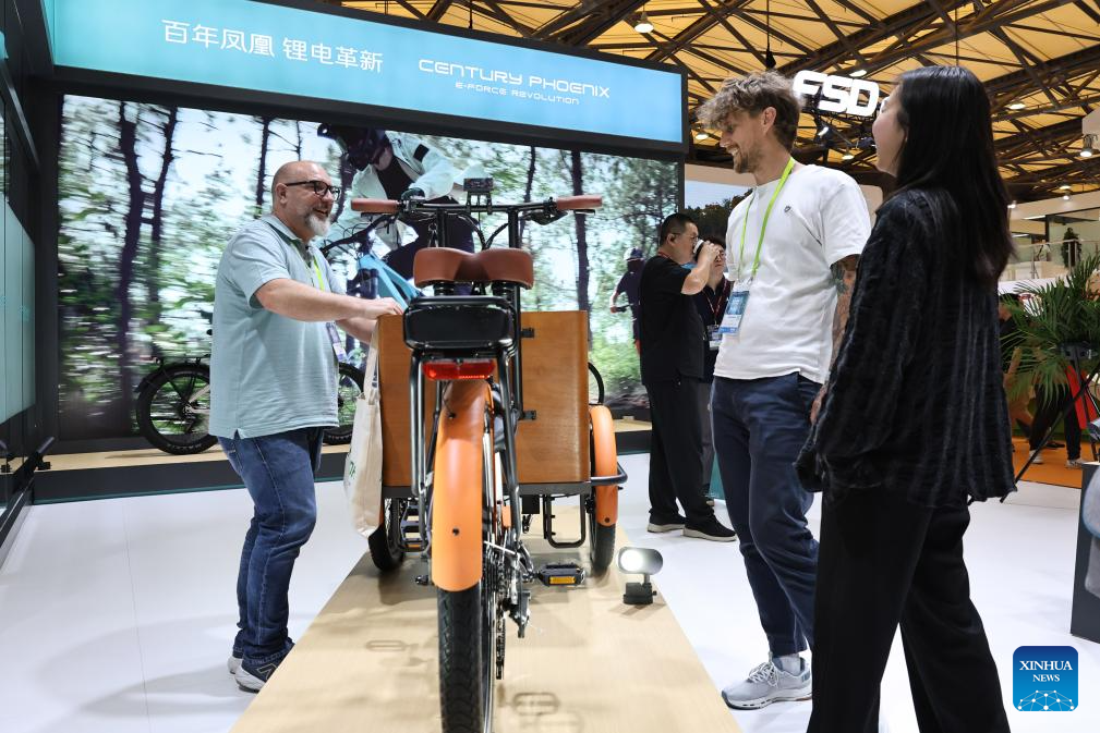 Feira Internacional de Bicicletas da China 2026 começa em Shanghai